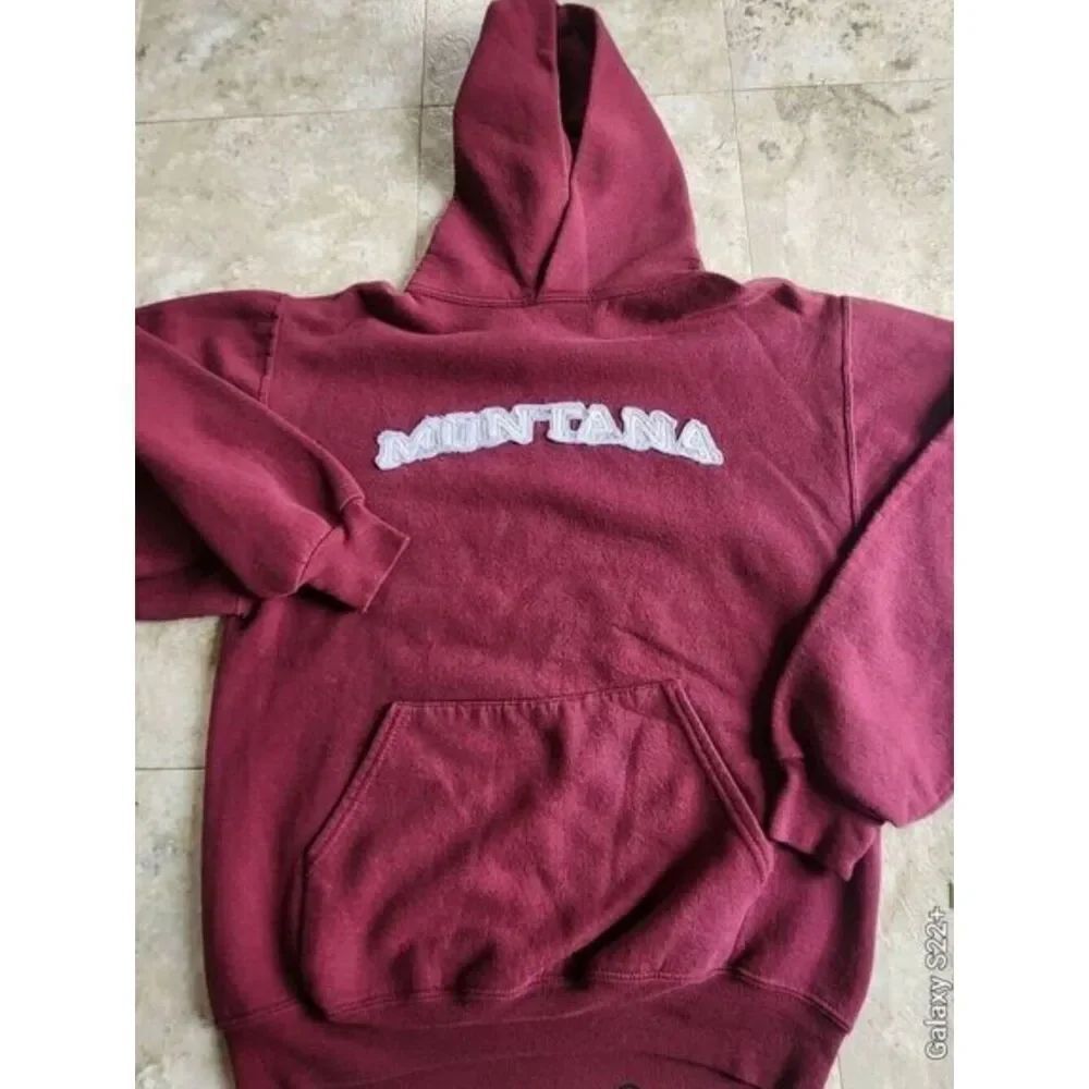 H6 Maroon 'Montana' Hoodie Pullover by RelaxJack